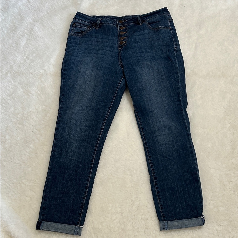 Jag Jeans Dark Blue Ankle Jeans